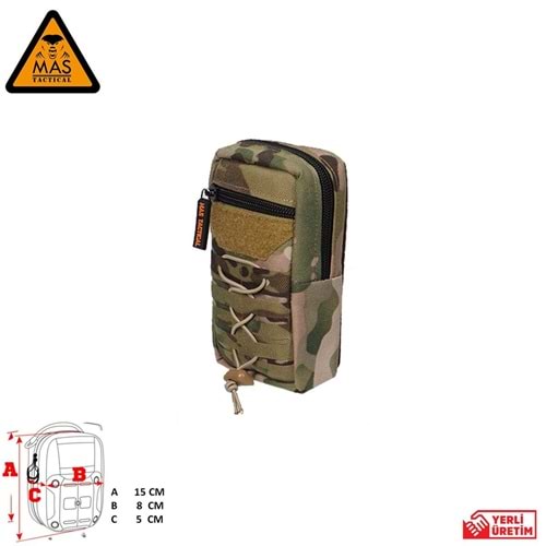 Yardımcı Cep Dikey Multicam-S MAS-101-10-30-S