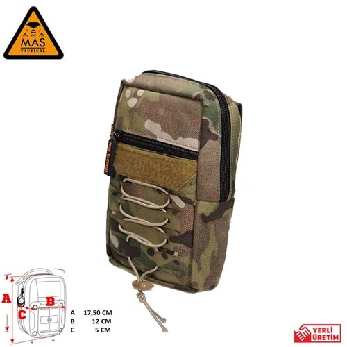 Yardımcı Cep Dikey Multicam-L MAS-101-10-30-L