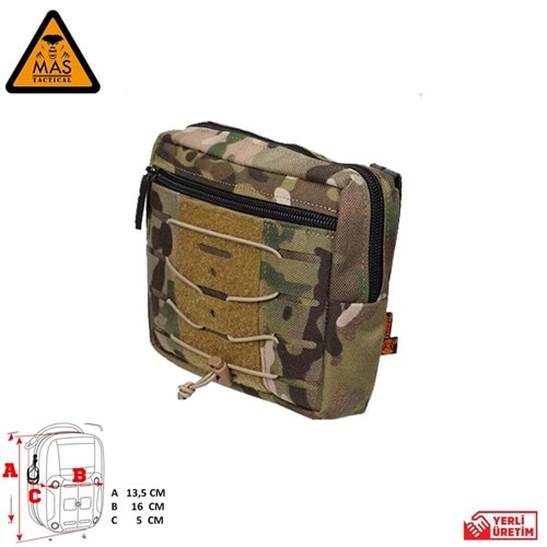 Yardımcı Cep Yatay Multicam L MAS-101-20-30-L