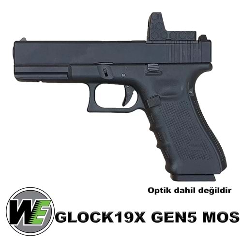 Airsoft Tabanca WE Glock 19X Siyah Gen5-MOS G003RDVXB