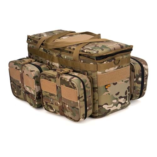 Teçhizat Çantası 35Lt (Modüler Set) Multicam 47X26X20Cm Yatay Çantalı