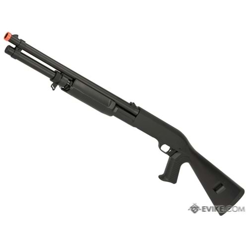 CYMA Standard Full Metal M3 3-Round Burst Multi-Shot Shell Loading Airsoft Shotgun
