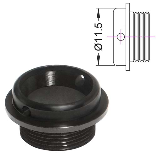 Yd.Parça Maxx Model Hopup Chamber Inlet Adaptor (OD11.5mm) MX-HOP010A115
