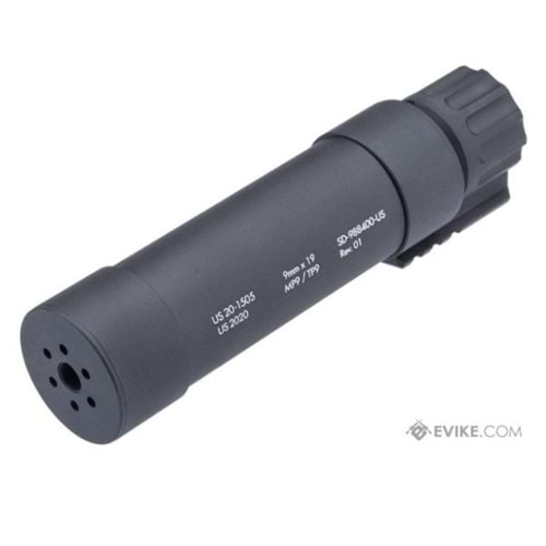 Angry Gun QD Mock Silencer for MP9 Series Airsoft GBB (Model: Tracer Unit)