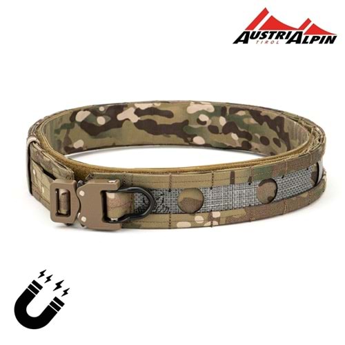 Mas Tactical® Görev Kemeri 6169 Mıknatıslı Tegris/AustriAlpin D-Tokalı 25mm Multicam