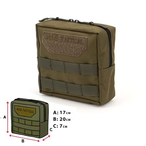Mas Tactical® Genel Maksat Cebi Haki XL Gen2