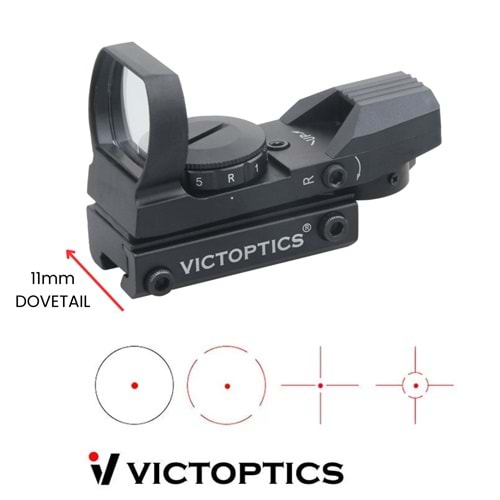 Victoptics Z1 1X23X34 DOVETAIL 11mm Red Dot Nişangah RDSL-20