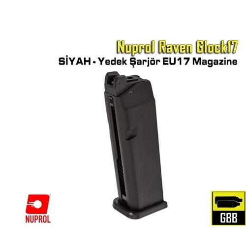 Nuprol Raven Glock G17 Yedek Şarjör EU17 Magazine
