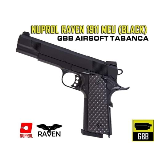 NUPROL RAVEN COLT 1911 MEU (BLACK)