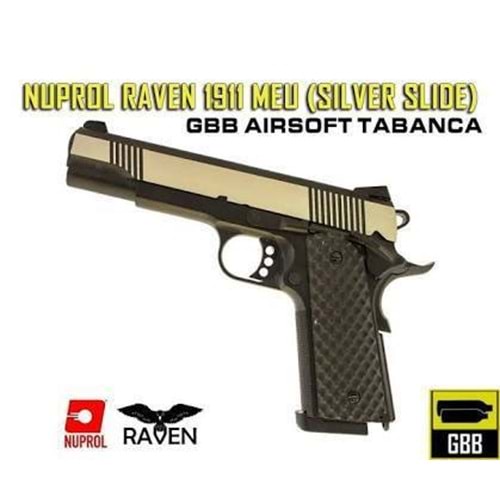 Nuprol RAVEN 1911 MEU (SILVER SLIDE)