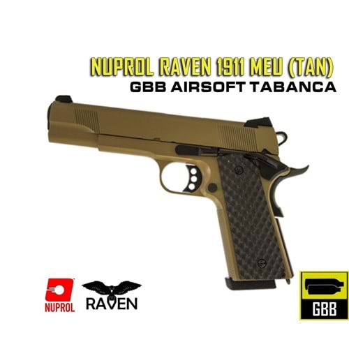 NUPROL RAVEN COLT 1911 MEU (TAN) Çöl Rengi