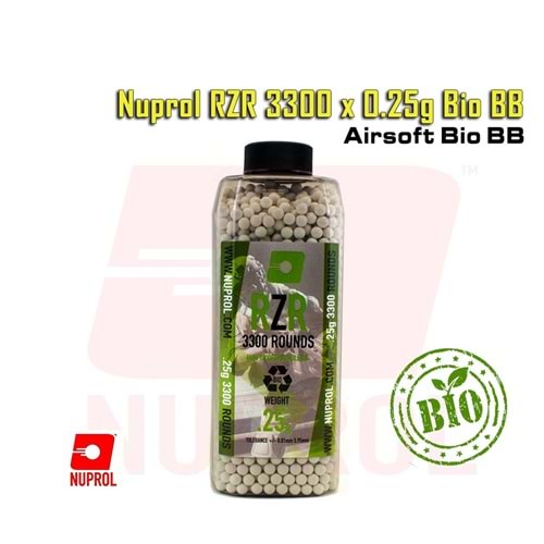 Nuprol RZR 3300 x 0.25g (0,25g) Bio BB - Beyaz