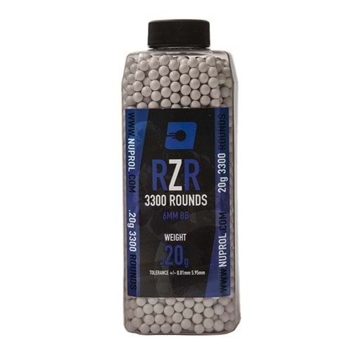 Nuprol RZR 0.20G AirSoft BB 3300 Adet