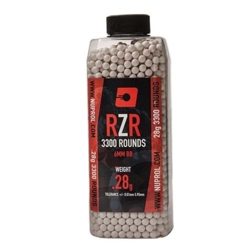 Nuprol RZR 0.28G AirSoft BB 3300 Adet