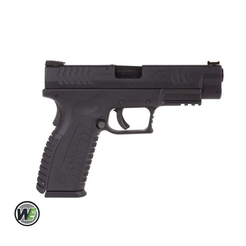 WE Springfield Armory XDM4.5 SIYAH 6mm GBB Airsoft Tabanca