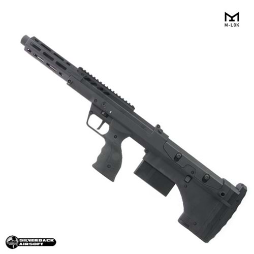 SILVERBACK SRS A2/M2 ''16inç Namlu'' Desert Tech Lisanslı SPORT Airsoft Sniper Tüfek - Siyah