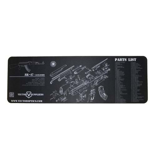AK47 Tüfek Temizleme Servis Altlığı (Bench Mat)