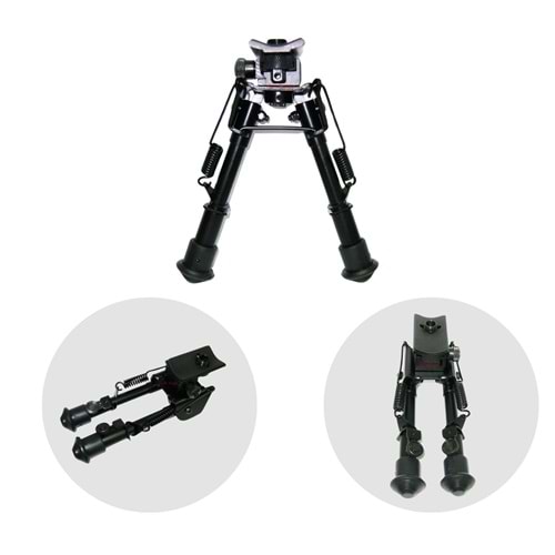 NAMLUYA MONTE 6'' HARRIS BIPOD AYAK - ÇOK AMAÇLI