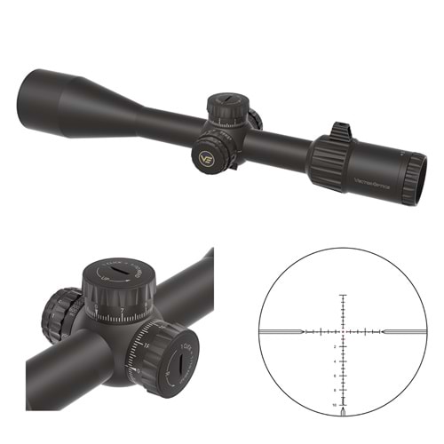 Vector Optics TAURON 4-24X50 GENII FFP Tüfek Dürbünü SCFF-65