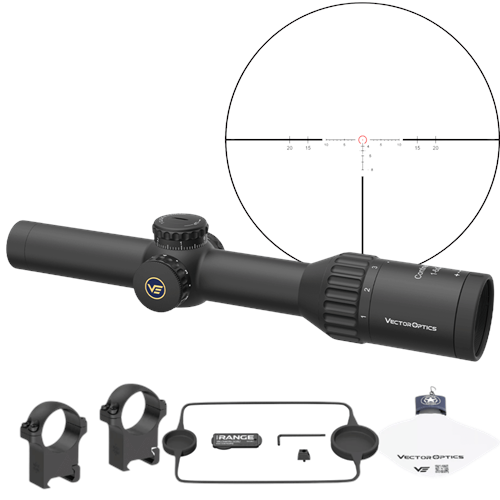 Vector Optics Continental x6 1-6x24 HD SFP MIL Tactical Tüfek Dürbünü