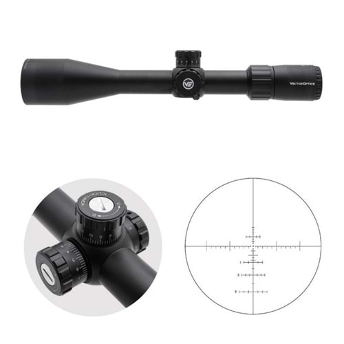 Vector Optics Everest 3-18x50SFP Gen II Tüfek Dürbünü SCOL-06II