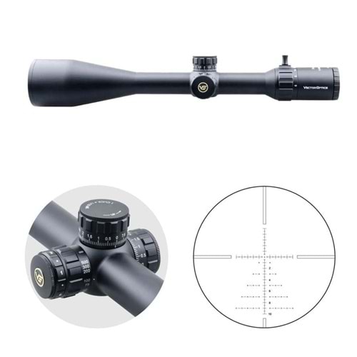 Vector Optics Paragon 6-30x56SFP GenII Tüfek Dürbünü SCOL-27