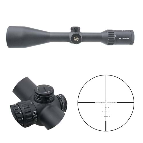 CONTINENTAL 2.5-15X56 HUNTING BDC Tüfek Dürbünü