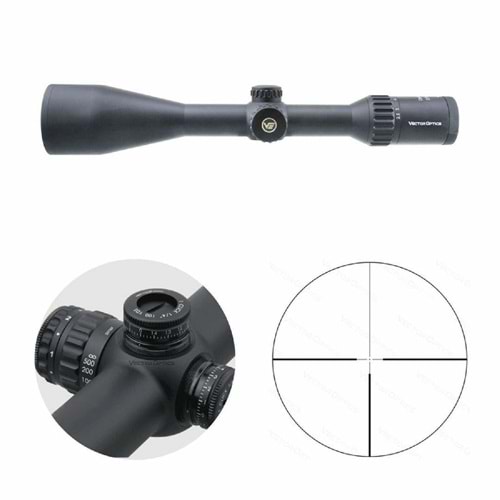 Vector Optics Continental x6 2.5-15x56 G4 Hunting Tüfek Dürbünü SCOM-38