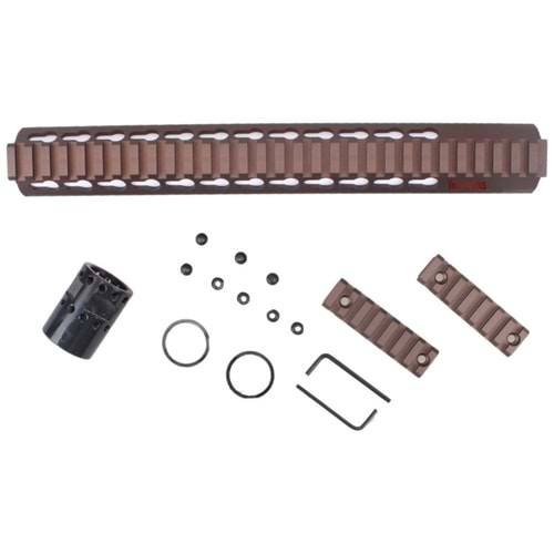 Gen III Slim 12'' 302mm KeyMod Metal El Kundağı BRONZ