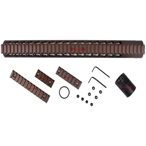 GenIII Slim 15'' 380mm KeyMod Metal El Kundağı BRONZ