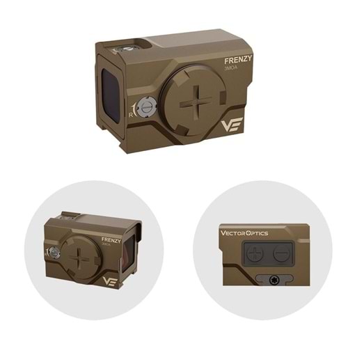 Vector Optics Frenzy Plus 1x18x20 FDE Çöl Rengi Reflex Sight Coyote SCRD-F63