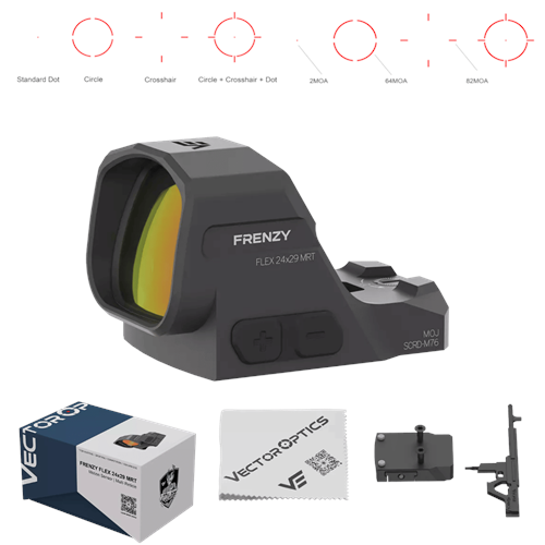 Vector Optics Flex 24X29 MRT Kırmızı Nokta Nişangah - SCRD-M76