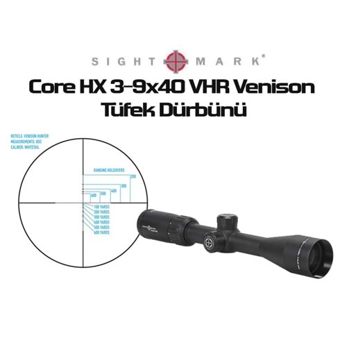 Core HX 3-9x40 VHR Venison Tüfek Dürbünü