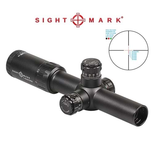 Sightmark Core TX 1-4x24DCR .223/.308 BDC Dual Caliber Tüfek Dürbünü
