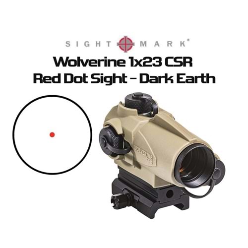 Wolverine 1x23 CSR Red Dot DARK EARTH Nişangah SM26021DE