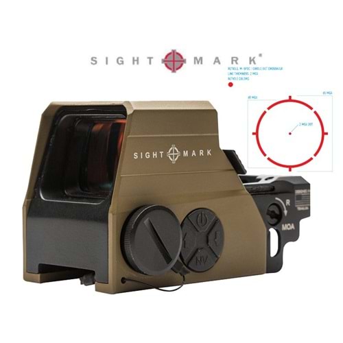 UltraShot M-Spec FMS Reflex Sight DARK EARTH SM26035DE