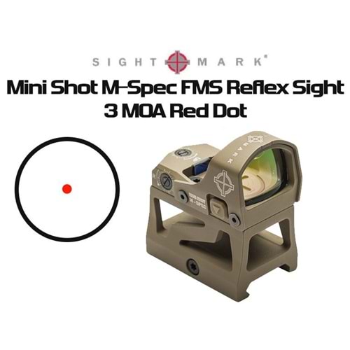 Mini Shot M-Spec FMS Reflex Sight DARK EARTH SM26043DE