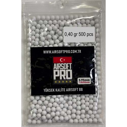 AirsoftPro 500 BB 0,40 gr