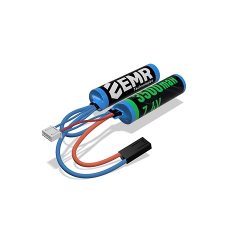 EMR 7.4V 3500mAh İki Yaprak Pil Tamiya