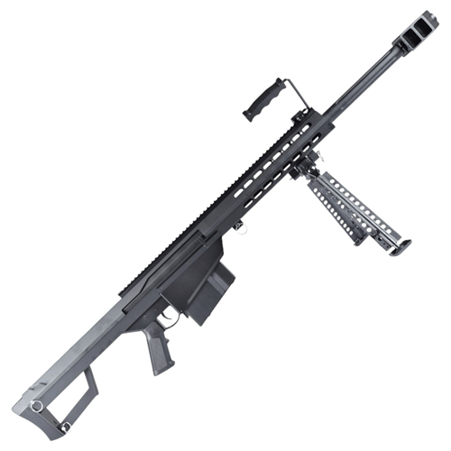 SnowWolf BARRETT M82A1 BK CQB Kısa Namlu AEG Siyah Airsoft Sniper Tüfeği