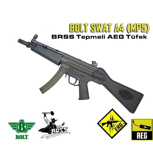 BOLT MP5 SWAT A4 BRSS Güçlendirilmiş Tepme Sistemli AEG
