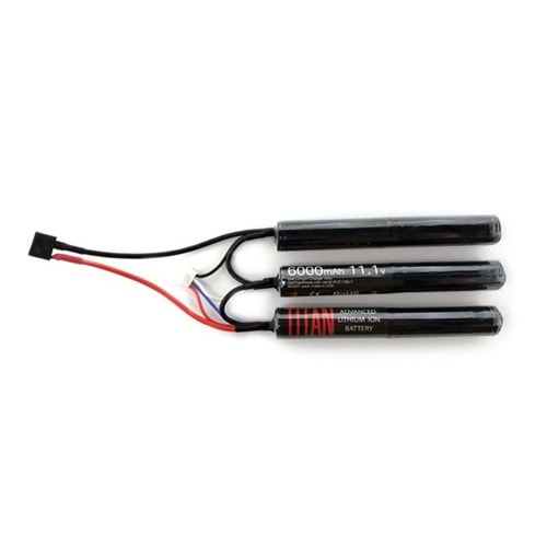 Titan 6000mAh 11.1v Crane Nunchuck T-Plug - Airsoft Li Ion Pil - 1190