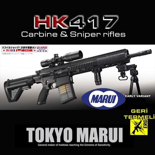 Tokyo Marui HK417 Geri Tepmeli Airsoft Tüfek