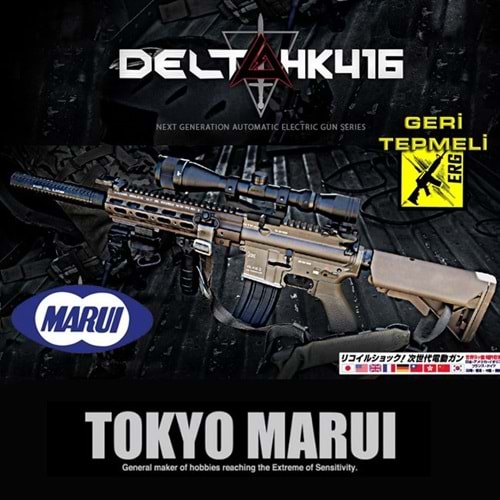Tokyo Marui HK416 DELTA Custom Geri Tepmeli