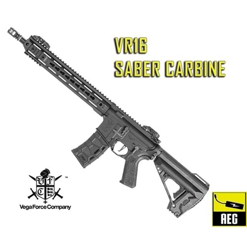 VFC VR16 SABER CARBINE MOD1 AEG (Black) AIRSOFT TÜFEK