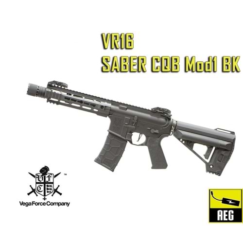 SABER CQB MOD1 AEG (Black)