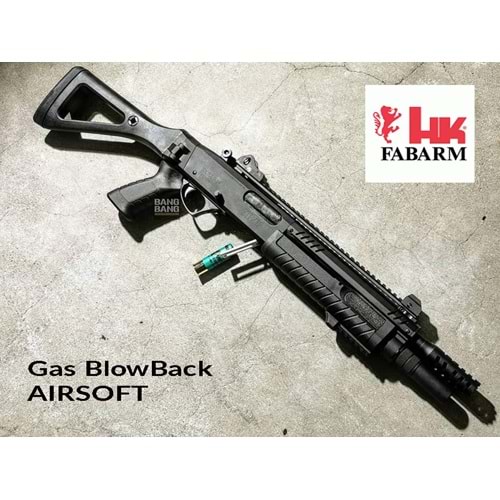FABARM STF/12 Compact 11'' AIRSOFT POMPALI - EXTRA GAS TANK DAHIL
