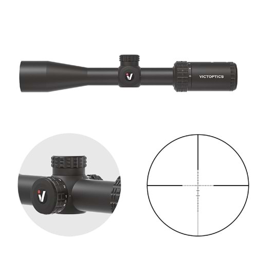 Victoptics SOI 3-9x40 Tüfek dürbünü 25.4mm Tüp IR Aydınlatmalı 1/10MIL