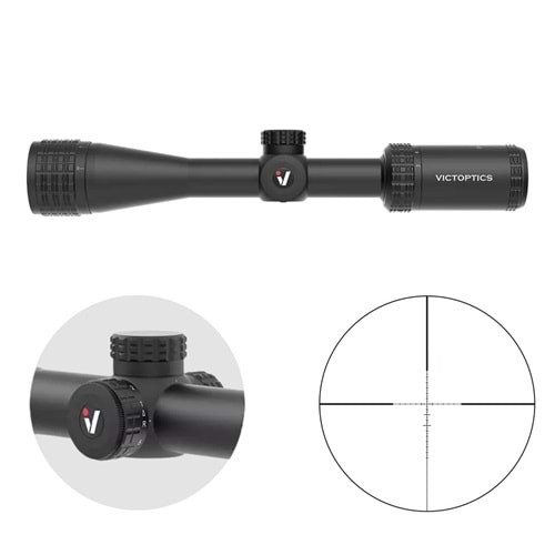 Victoptics SOI 3-9x40AO Tüfek Dürbünü 25.4mm Tüp PARALAX IR Aydınlatmalı 1/10MIL