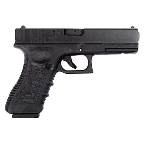 WE G17 GEN3 Black GLOCK 17 GBB Airsoft Tabanca